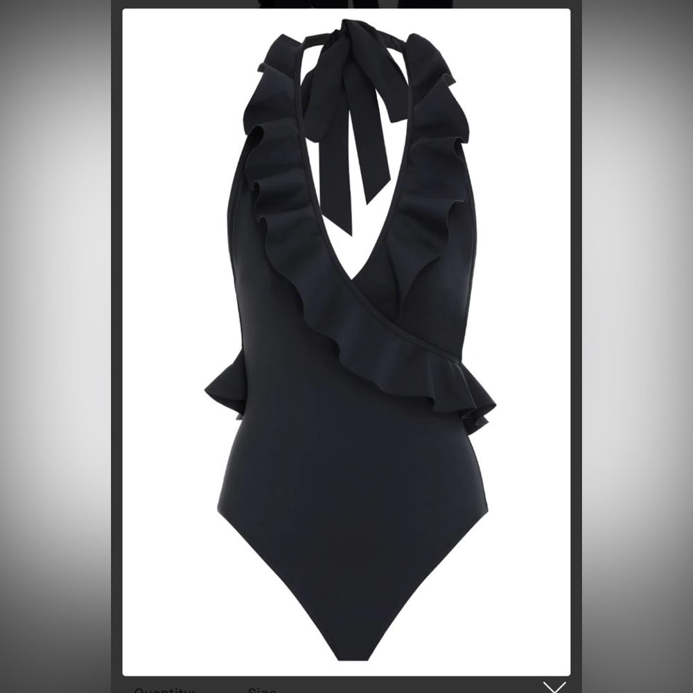 Zimmermann Cassia Frill Wrap Swimsuit *NWT*Never Worn*